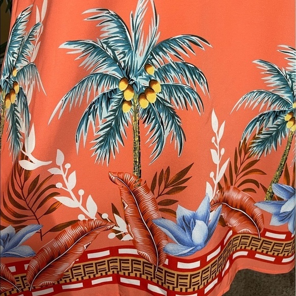 Tropical Coral Midi Dress - Picture 4 of 8